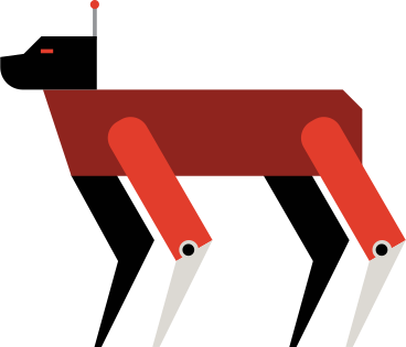 Roboterhund PNG, SVG