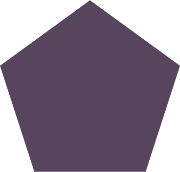 purple pentagon PNG, SVG