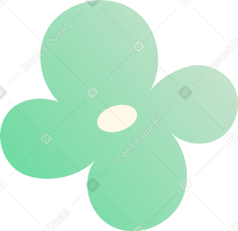 fiore verde PNG, SVG