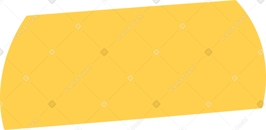 cropped yellow element Illustration in PNG, SVG