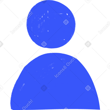 user icon blue