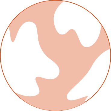 Orangefarbener planet PNG, SVG