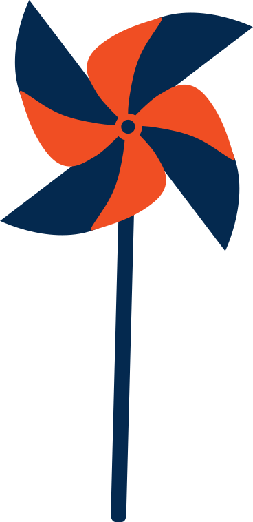 Paper pinwheel PNG, SVG