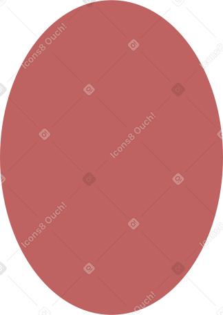 burgundy ellipse PNG, SVG