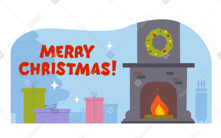 Merry Christmas lettering PNG, SVG