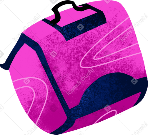 delivery backpack Illustration in PNG, SVG