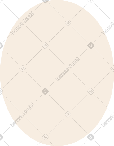 Beige ellipse PNG, SVG