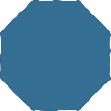 Blue octagon PNG、SVG