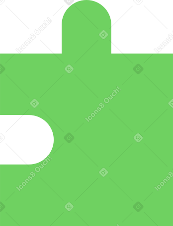 light green puzzle piece Illustration in PNG, SVG