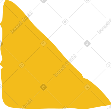 Yellow triangle PNG, SVG