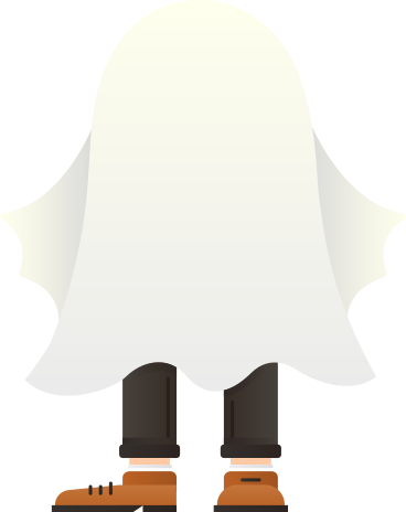 Ghost man PNG, SVG