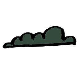 ベージュの雲 のpngとsvgでのイラスト