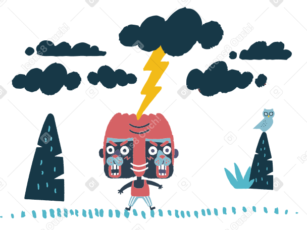 Lightning  Illustration in PNG, SVG