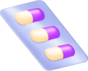 Pills blister PNG, SVG
