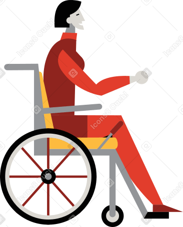Personne handicapée PNG, SVG