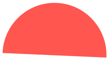 Semicircle red PNG, SVG