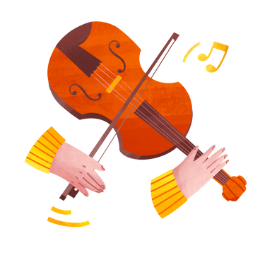趣味でバイオリンを弾く手 PNG、SVG