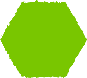 Hexágono verde PNG, SVG