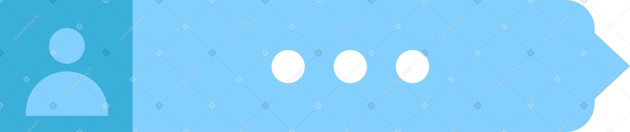 Речевой пузырь с аватаром пользователя в PNG, SVG