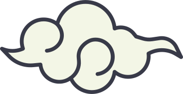 asian cloud PNG, SVG