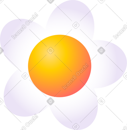 白色的花 PNG, SVG