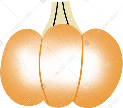 gradient pumpkin PNG, SVG