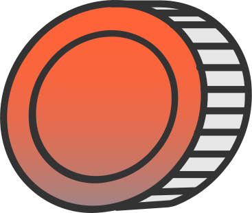 Argent orange PNG, SVG
