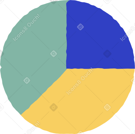 Diagramme circulaire PNG, SVG