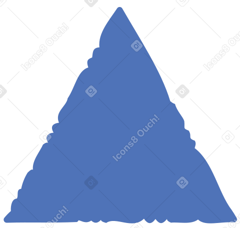blue triangle в PNG, SVG
