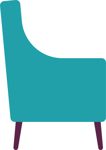 green armchair PNG, SVG