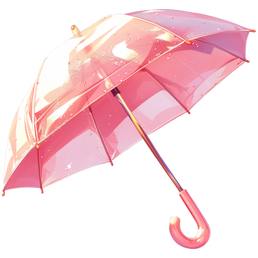 Розовый зонтик в PNG, SVG