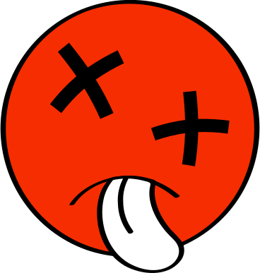 emoji dead expression PNG, SVG