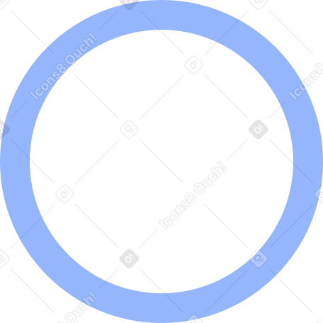 blue ring PNG, SVG