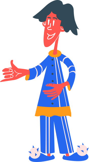 Woman in pajamas PNG, SVG