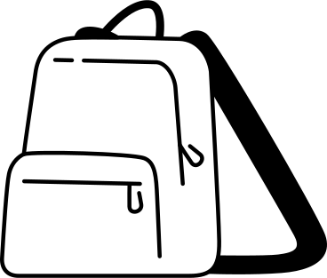 Рюкзак в PNG, SVG