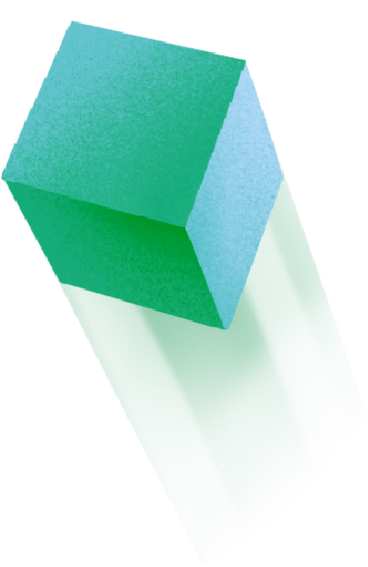 big green cube PNG, SVG
