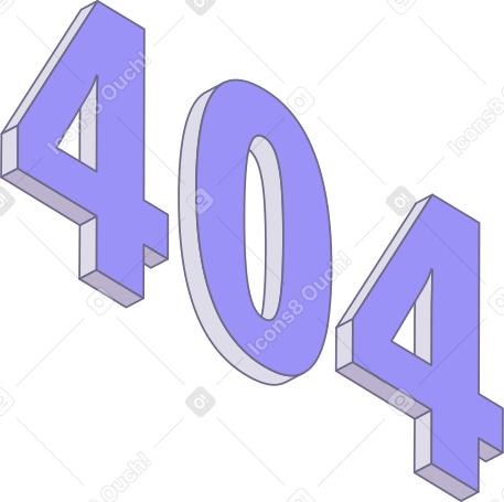 레터링 404 텍스트 PNG, SVG