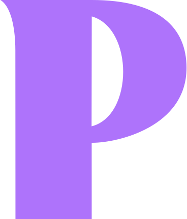 Буква p в PNG, SVG