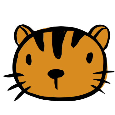 Голова тигра в PNG, SVG
