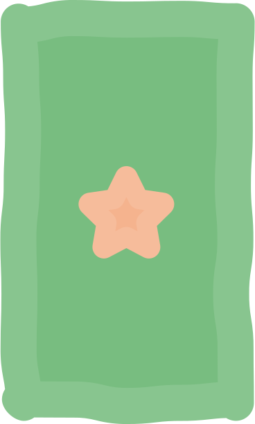 Green tarot card PNG, SVG