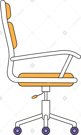 silla de oficina PNG, SVG