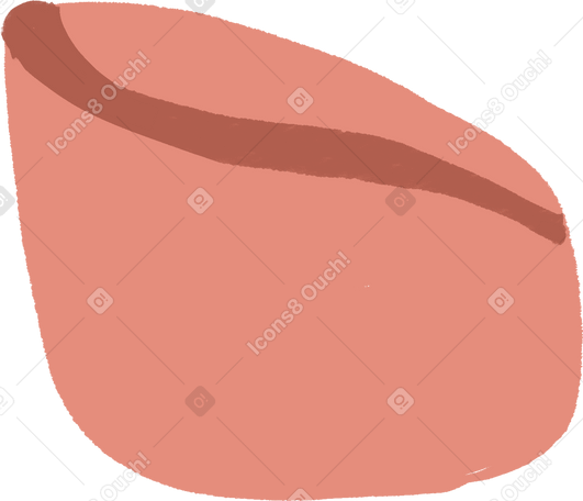 pink side of an armchair Illustration in PNG, SVG