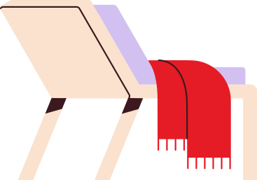 chair with plaid PNG, SVG