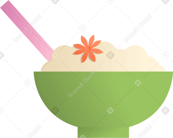 salad bowl Illustration in PNG, SVG
