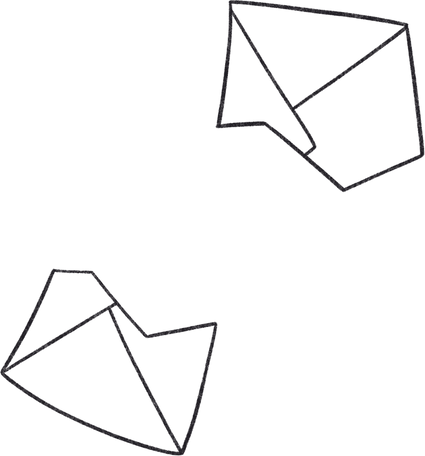 letter torn in two parts в PNG, SVG