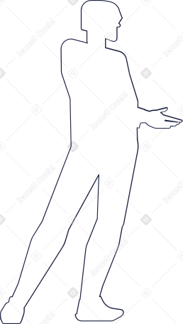 Человеческий силуэт в PNG, SVG