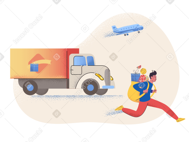 Fast delivery PNG, SVG