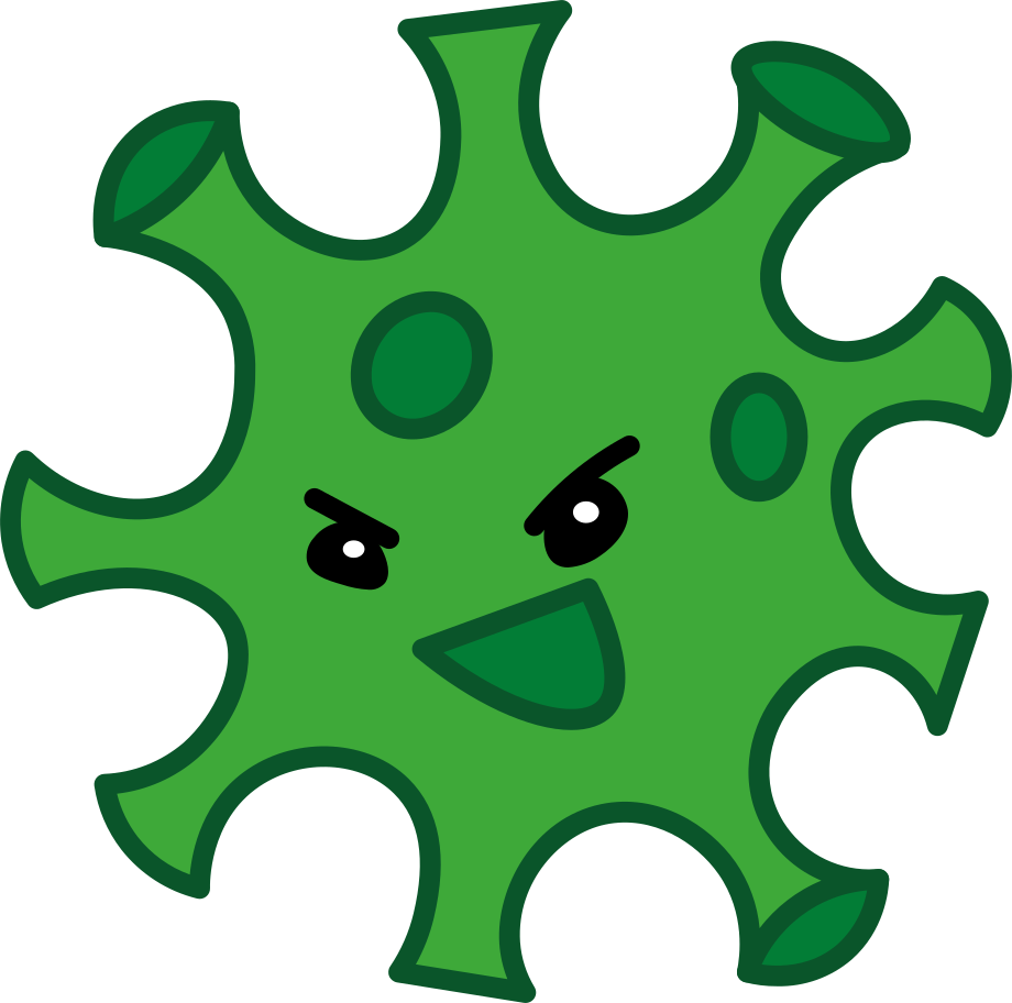 virus Illustration in PNG, SVG