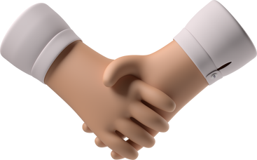 Handshake of tanned skin hands PNG, SVG