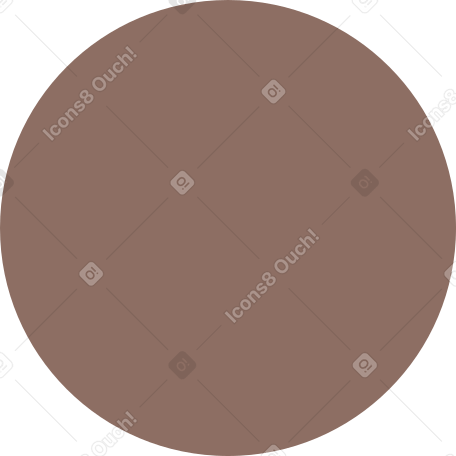 circle brown Illustration in PNG, SVG